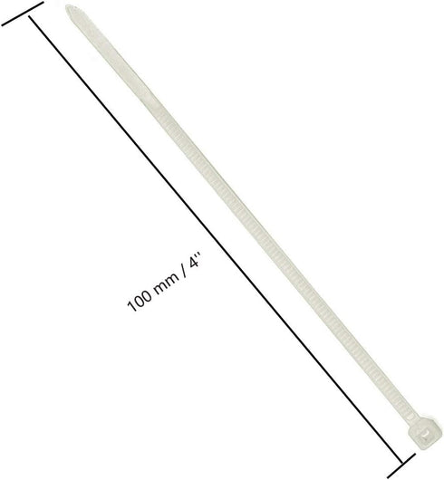 LC LICTOP 4 Inch Nylon Cable Zip Self-locking Wire Ties for Electronics,Pack of 1000 (White)...