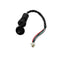 4 Wire Ignition Key Switch for 50cc-125cc ATV, Go Kart, Scooter (Female Plug, Black, 2 Position, ON-OFF)...
