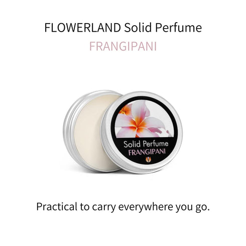 Flowerland Solid Perfume - Portable Pocket Balm Perfume Perfect for Travel Use - Natural Fragrance Parfum for Men and Women - Natural & Vegan - Fr...