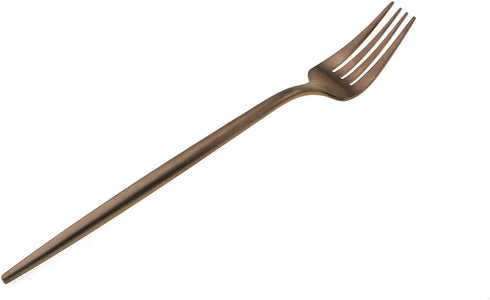 Matte Rose Gold Silverware Set,Gugrida 5-Piece 18/10 Stainless Steel Satin Finish Flatware Set,Kitchen Utensil Set,Tableware Travel Cutlery Set fo...