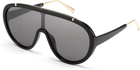 FEISEDY Sunglasses Women Oversized One Piece Frame UV400 Sun Glasses Trendy Retro Shades B2580...