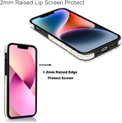 uCOLOR Flip Leather Wallet Case Card Holder Compatible with iPhone 13 6.1 iPhone 14 6.1 Women and Girls with Card Holder Kickstand (Beige Leopard)...