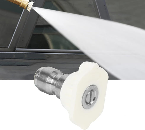 Larcele Pressure Washer Spray Nozzle Tip Set, Replacement Sprayer Nozzle Tips for Pressure Washers Accessories,1/4 Quick Connect, 4,500 PSI, 5 Pac...