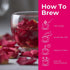 BLUE TEA - Rose Tea - 0.88 Oz (25 Cups) Loose | Rich in Vitamin-C - For Hair & Skin | Natural Sun Dried | Caffeine Free - Flower Based - Herbal Te...