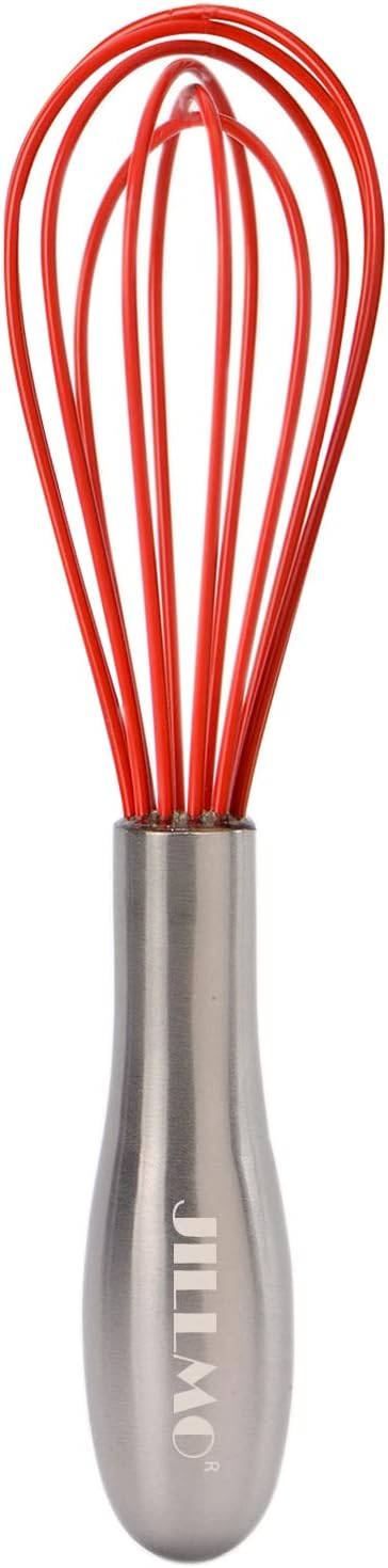 Jillmo Whisk, 8.5inch Silicone Whisk...