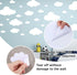 31pcs Big Clouds Vinyl Wall Decals DIY Wall Sticker Removable Wall Art Decor 4-10 inch for Living Room Nursery Kids Room(White)...