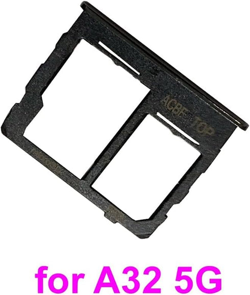 Single SIM Card Tray SD Slot Holder Replacement for Samsung Galaxy A32 5G SM-A326U A326U1 S326DL A326W (Black)......