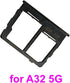 Single SIM Card Tray SD Slot Holder Replacement for Samsung Galaxy A32 5G SM-A326U A326U1 S326DL A326W (Black)......