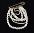 Lapel Pins and Brooches with Lucky Number 5 Dangle,Brooch Pins for Women Fashion...