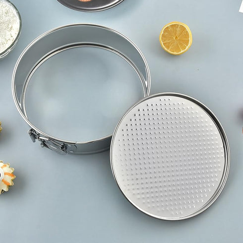 Springform Cake Pan, Stainless Steel Springform Pans, Leakproof & Nonstick Cheesecake Pan with Removable Bottom, Round Spring Form Cake Pan For Ba...