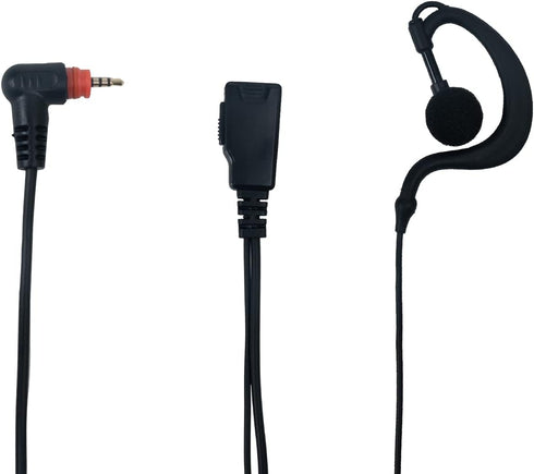 Earpiece Headset for Motorola SL300 SL3500e SL7550 SL7580 SL7590 SL4000 SL1K SL1M Walkie Talkie 2 Way Radio, with G Shape Earpiece and PTT Mic...