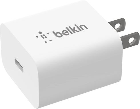 Belkin 20W Wall Charger, USB-C Charger Block, Fast Charging Block for iPhone 15, 15 Plus, 15 Pro, 15 Pro Max, 14, 14 Pro, 14 Pro Max, 13, 13 Pro, ...