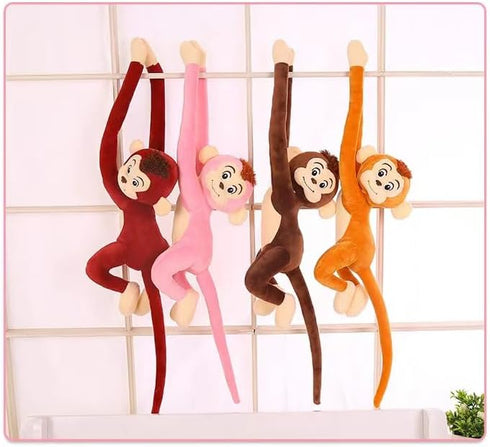 Long Arm Hanging Monkey Stuffed Animals,Curtain Monkey Plush Toy Birthday Xmas Gift for Kids (24Inch)...