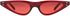 GIFIORE Retro Small Cat Eye Sunglasses Y2K Tinted Colored Lense Black Skinny Tiny Sun Glasses...