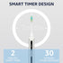 7AM2M Sonic Electric Toothbrush, High Power Rechargeable Toothbrushes, with 8 Brush Heads for Adults and Kids, 15 Adjustable Modes, Built-in 2-Min...