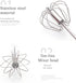 Stainless Steel Semi-Automatic Whisk Egg Whisk Hand Push Rotary Whisk Blender Semi Auto Egg Beater Hand Push Mixer Stirrer Egg Scrambler for Blend...