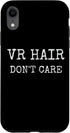 iPhone XR VR Hair Don't Care Funny Virtual Reality Player Design Gift Case...