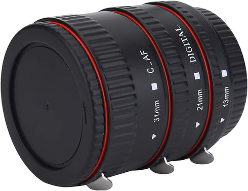 Lens Adapter Rings Set, Auto Focusing Macro Extension Lens Adapter Tube Rings Set Auto Focus Macro Extension Tube for Canon EF Mount...
