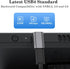 AuviPal BCLINK 240W USB C 90 Degree Adapter (Two Styles), USB C Male to Female L Shape Right Angle Connector for Steam Deck, ROG Ally, Meta Quest,...