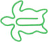 Fancy Paperclips, 100Pcs Small Paper Clips Strong Clamping Widely Used for School (Sea Turtle)...
