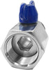 Heavy Duty 3/4 Inch Stainless Steel Garden Hose Shut Off Valve 3/4"GHT Mlae to 3/4"GHT Female Connector...