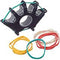 CanDo 10-0775 Digi-Extend Hand Exerciser Package, Black, 15pcs...