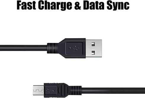 Replacement for Canon Camera USB Cable Mini USB Data Transfer Cable Cord Compatible with Canon PowerShot/Rebel/EOS/DSLR Cameras and Camcorders (IF...