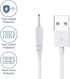 E ECSEM Charging Cable Compatible with Huion P80/GT-P80/PF150/PE330/Q11K V1/GT 185/H610 Pro Drawing Tablet Rechargeable Pen, Replacement USB Charg...