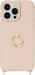 for iPhone 13 Pro Max/iPhone 12 Pro Max Case with Card Holder for Women,Crossbody Strap Lanyard,Credit Card Holder,Ring Stand,Snap Clasp,Wallet Ca...
