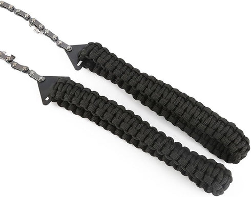 Pocket Chainsaw with Paracord Handle 24inch 11teeth Rope Saw Hand Saw Emergency Outdoor Survival Gear Folding Chain Wire Fast Wood & Tree Cutting ...