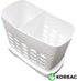 KOREAC_ Kitchen Storage Chopsticks Holder Basket for Dishwashers L6.3” X H5.3” X W3” Plastic Drain Rack/Capacity 2 Divided Compartments...
