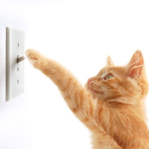 Light Switch Guard, ILIVABLE Optional Wall Plate Cover Switch ON or Off Protects Your Lights or Circuits from Being Accidentally Turned On or Off ...