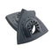 2pcs Black Triangular Hook & Loop Oscillating Multitool Sanding Pads Quick Release Oscillating Tool for Power Tool Fore Machine Tools...