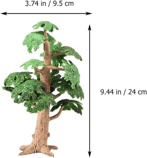 NUOBESTY Micro Landscape Decorations 3Pcs Miniature Cypress Tree Models Artificial Pine Tree Cypress Models Train Railways Architecture Landscape ...