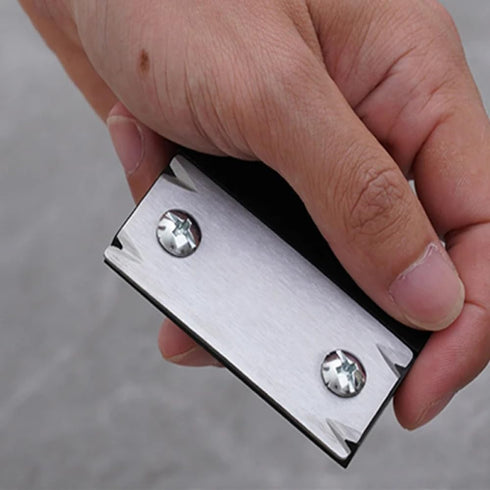 Woodworking Edge Trimmer, Hand Planer Edge Bander for Burrs,Edge Corner Planer,Wood Chamfering Fillet Scraper,Edge Banding Cutter for PVC ABS Mela...