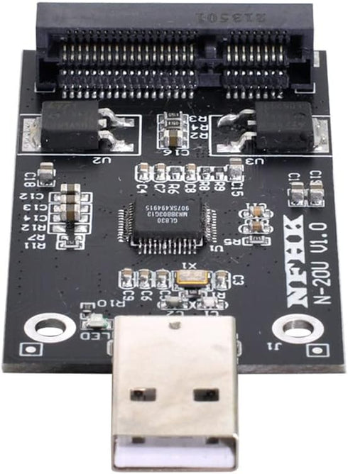 xiwai Mini PCI-E mSATA to USB 2.0 External SSD PCBA Conveter Adapter Pen Driver Card Without Case...