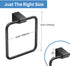 Gatco 5652MX A-Line Towel Ring, Matte Black...