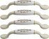 WMYCONGCONG 4 PCS Cabinet Handle Pull 5" Ceramic Drawer Pulls European Style Handles for Kitchen Bathroom Cabinets Cupboard Dresser...