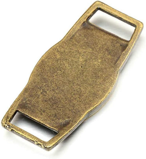 30 Pcs Blank Bezel Pendant Connector Trays Oval Cabochon Setting Charm Links with Double Loops for DIY Necklace Bracelet Jewelry Making Supplies...