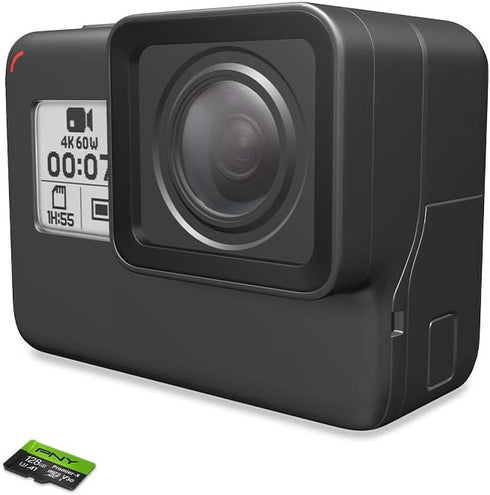 PNY 128GB Premier-X Class 10 U3 V30 microSDXC Flash Memory Card - 100MB/s, A1, 4K UHD, Full HD, UHS-I, micro SD, Black...