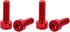 4 Pcs M5x15MM Water Bottle Cages Aluminum Alloy Bicycle Water Bottle Cage Hex Bolts Inner Rack Hexagon Screws Bike Accessories(Red)...