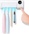 StarWin UV Toothbrush Cleaner, Timer Function, Rechargeable Tooth Brush Holder Wall-Mounted for Bathroom, No Drilling, 4 Slots...