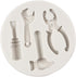 Hand Tools Silicone Mold Construction Tools Chocolate Fondant Molds Wrench Hammer Pliers Molds for Cake Decoration Cupcake Topper Candy Sugar Craf...