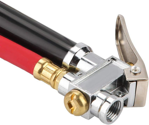 Professional Air Compressor Hose Tool Kit, Handheld Car Air Tire Pressure Filler Fill Inflator Gauge Dual Chuck...
