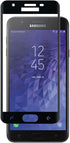 CENTAURUS Galaxy J7 2018 Screen Protector-(3 Pack) Ultra-Thin Full Coverage Black Tempered Glass Protective Film Compatible with Samsung Galaxy J7...