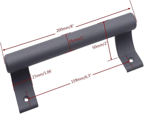 8inches Aluminum Alloy Sliding Door Handle Balcony Glass Door Handle Bathroom Closet Door Handle Warehouse Door Garden Door Handle Modern Metal Ha...