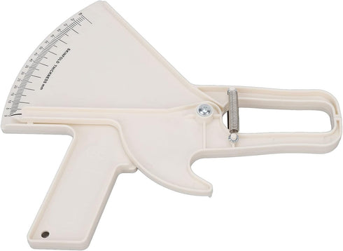 Body Fat Caliper, Professional Double Spring Skinfold Calipers and Body Fat Tape Measure Tool for Accurately Measuring Skin Fold Fitness(White)...
