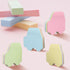 4PCS Car Shaped Sticky Notes, Colored Sticky Notes Car Pink Blue Green Yellow Cute Fun Cool Self-Adhesive Note for Kids School Classroom Office Co...