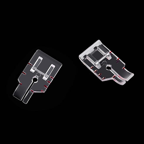 4 Pieces 1/4" (Quarter Inch) Sewing Machine Presser Foot with Edge Guide Quilting Presser Foot Parallel Guide Stitch Presser Foot for Low Shank Sn...