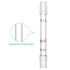 stonylab Glass 14/20 Straight Laboratory Adapter, Borosilicate Glass 30 mm Between Two 14/20 Ground Inner Standard Taper Joints for Laboratory Lab...